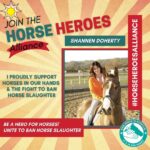 Shannen Doherty Instagram - 📣Horse Lovers! Shannen Doherty @theshando has joined our Horse Heroes Alliance in the fight to ban horse slaughter. 🎊🐴 ⚠️TAKE ACTION ⚠️ ✅Click link in bio @horsesinourhands to send a letter to your legislators to BAN Horse Slaughter NOW‼️ CALL ☎️ 202 224 3121 and ask to speak to your legislators DEMAND they pass the SAFE Act NOW‼️ 👉Finally The House is holding a special Committee hearing Tomorrow, May 26th on The SAFE Act! It's time we unite and let Washington DC know we mean business. ✉️ We have sent 210k emails to legislators asking them to support! Yesterday we sent over 1000 alone lets get to 5000 by tomorrow!! Thank you!🙏 Los Angeles, California