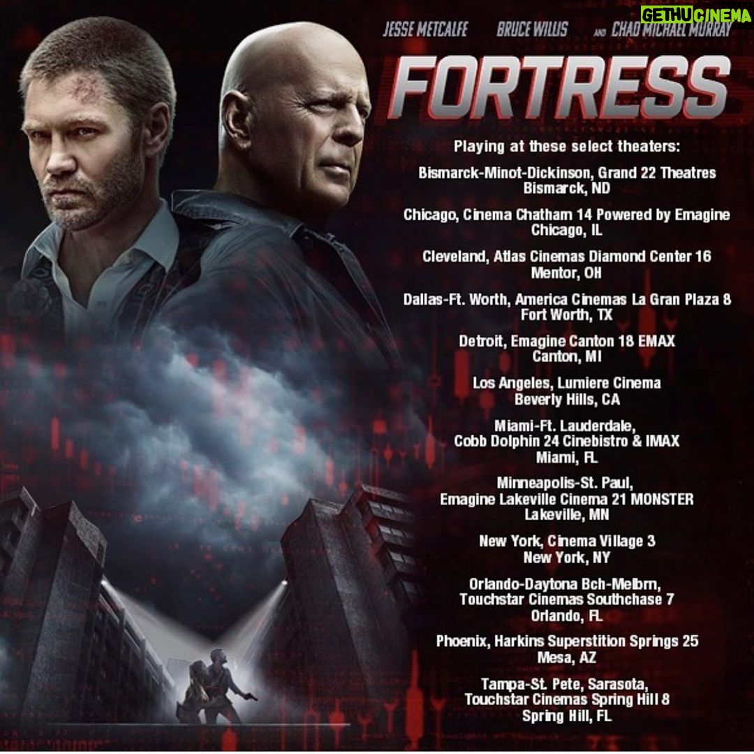 Shannen Doherty Instagram - Check out Fortress December 17th!!! Select theaters listed
