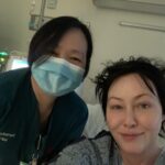 Shannen Doherty Instagram - When I woke up from brain surgery back in January of 2023, Dr Chu was first person I saw. And then this wonderful nurse at cedars sinai whom took such great care of me. Listen to @letsbeclearpod to find out the first words out of my mouth to my doctor, and thank you @cedarssinai Listen anywhere you get your podcast.