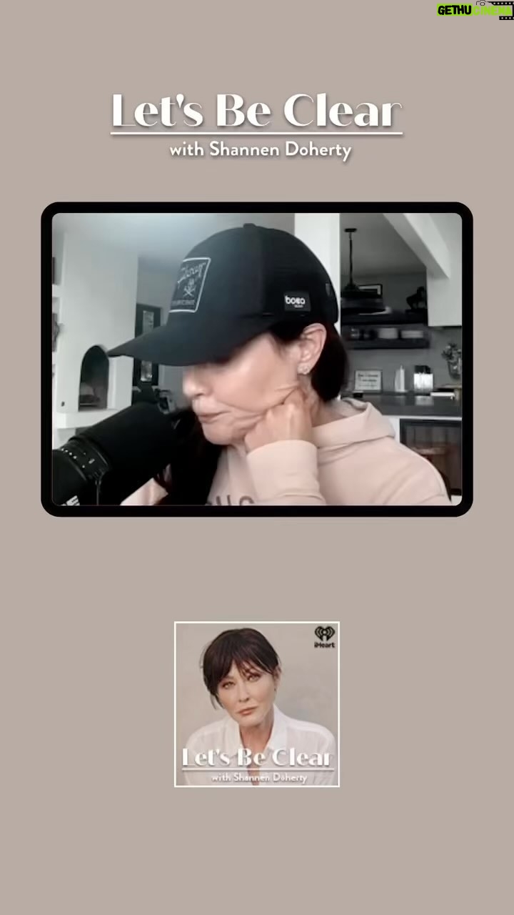 Shannen Doherty Instagram - My new episode of Let’s Be Clear is as raw as it gets. But thru the pain is clarity and peace. Give a listen anywhere you get your podcast. @letsbeclearpod @iheartradio