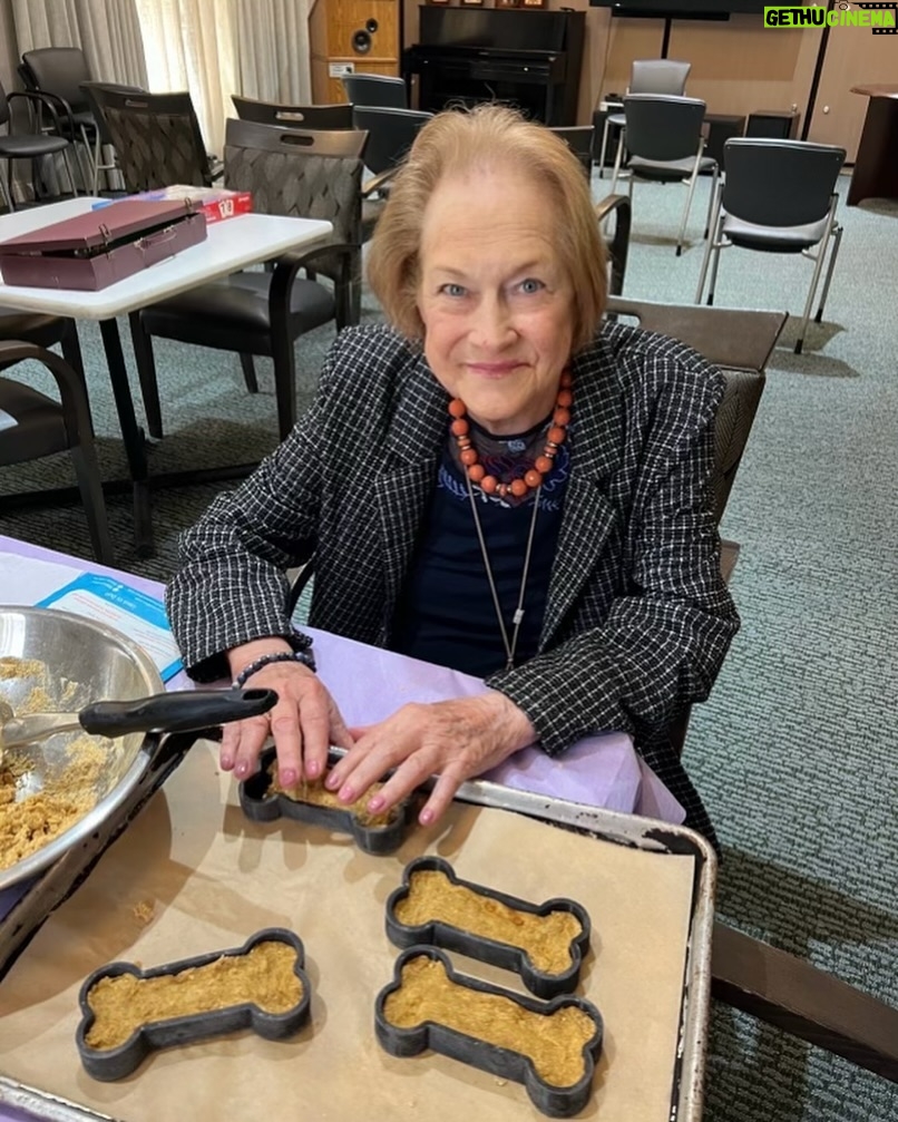 Sharon Stone Instagram - Mom making dog biscuits for shelters ❣️🏆