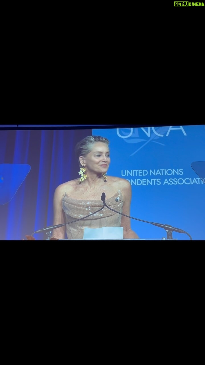 Sharon Stone Instagram - My extraordinary honor. Thank you.