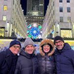 Sharon Stone Instagram - Skating in Rockefeller center It was magical 🍾thx everyone 💕🏆 @rockefellercenter