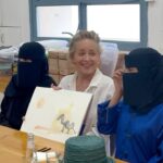 Sharon Stone Instagram - At the Madrasat girls school in Saudi Arabia today 🤍