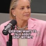 Sharon Stone Instagram - If you need a lesson in being a badass listen to @sharonstone speak. New episode of #TheLadyGangPodcast with Sharon Stone on Apple and Spotify 💖 #sharonstone #ladygang #podcast #icon #moviestar #actress #fashionicon #femaleempowerment #applepodcasts #basicinstinct Los Angeles, California