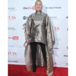 Sharon Stone Instagram - Thank you to @divassimplysinging @thedivafoundation @thesherylleeralph @luciodirosa and my amazing team 🤍 Creative Director/Stylist: @theparislibby at @aframe_agency Makeup: @amyoresman at @aframe_agency Hair/Color: @shahcolor Outfit: @tallermarmo