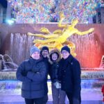 Sharon Stone Instagram - Skating in Rockefeller center It was magical 🍾thx everyone 💕🏆 @rockefellercenter