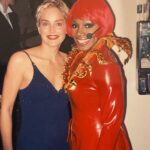 Sharon Stone Instagram - When a blonde and a red head step onto the stage…@sharonstone and I have been doing this work for a long time and STILL FABULOUS! My sister Sharon Stone is coming back to present on the @divassimplysinging stage this Sunday LIVE at the Wilshire Ebell Theater. Buy your tickets to the live taping of Divas Simply Singing this Sunday. You don’t want to miss it!