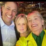 Sharon Stone Instagram - Night out w my sis Kelly & my nephew Brian 🥰