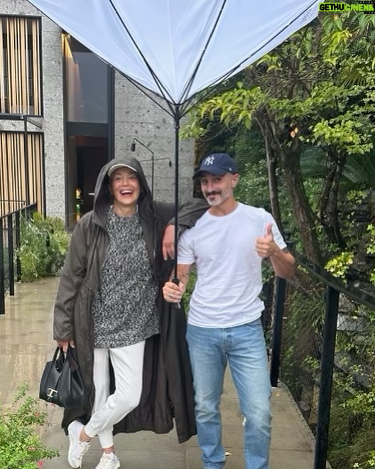 Sharon Stone Instagram - Me & @ericmichaelroy saving water 💧