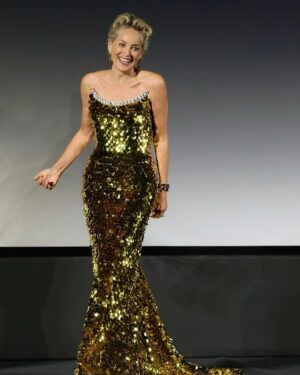 Sharon Stone Instagram - Happy Saturday Night!

#throwback
#goldeniconawards