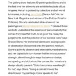 Sharon Stone Instagram - Thank you @360magazine and @cparkergallery for featuring my paintings❣️