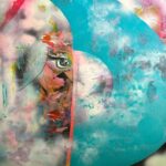Sharon Stone Instagram - Mediation 2469 4x4 ft Acrylic & Spray Paint/Canvas S STONE
