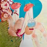 Sharon Stone Instagram - GRAVITY 4x4 acrylic on canvas S STONE
