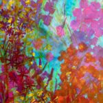 Sharon Stone Instagram - A Burst of Summer 4x4 ft Acrylic on canvas S Stone