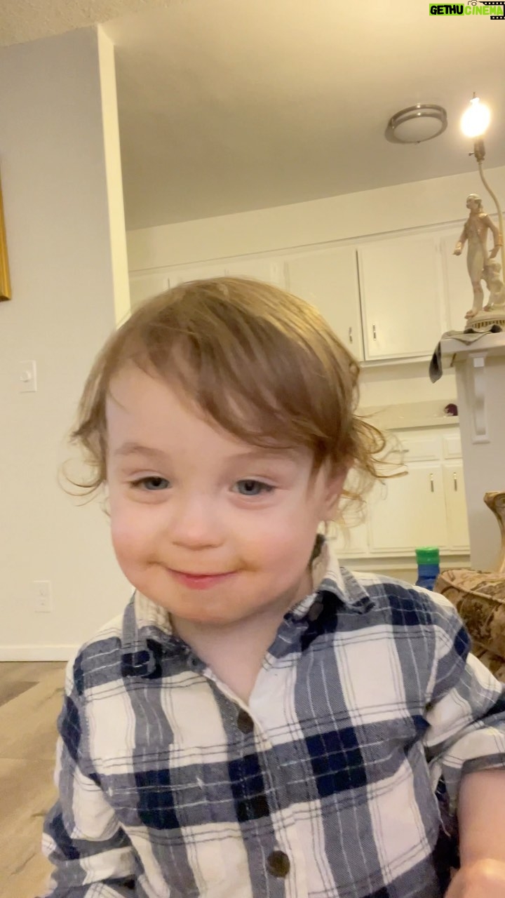 Sharon Stone Instagram - Cosmo says his first word.