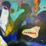 Sharon Stone Instagram - JOURNEY 6x8ft Acrylic on canvas