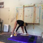 Sharon Stone Instagram - At work in my studio. I know…bend at the knees 😳