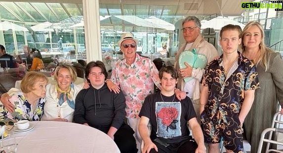 Sharon Stone Instagram - Mothers Day 2023 Yes I’ve raised three young men ❣️ w/ the help of grandma/ godparents and Aunt Kelly.