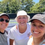 Sharon Stone Instagram - Fun day on the courts today playing pickleball! Love these ladies! Shout out to my brilliant pickleball partner @anneramsayofficial. We won! 🤍