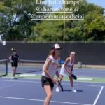 Sharon Stone Instagram - Fun day on the courts today playing pickleball! Love these ladies! Shout out to my brilliant pickleball partner @anneramsayofficial. We won! 🤍