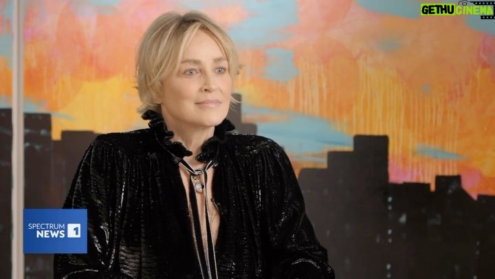 Sharon Stone Instagram - Tonight at 9 PM PST on @spectrumnews1socal, I talk with @gisellefernanfez about my art and career. Thank you LA Stories! Repost from @spectrumnews1socal • In a new episode of “LA Stories,” celebrated actor @sharonstone opens up to host @gisellefernanfez about her acting career and comeback after suffering hardship. It was during the ‘90s when her acting career took off. Starring in huge hits such as “Total Recall,” “Basic Instinct” and “Casino,” Stone became Hollywood’s “It Girl” and won an Emmy and Golden Globe — and was even nominated for an Oscar. In 2001, everything turned upside down for the actor. She suffered a brain hemorrhage, which led to a stroke. More recently, however, Stone found comfort in a new art form: painting. “I am going to get up and work,” she said. “If it’s not for Hollywood, it’s going to be for somebody else because I’m a worker. I come from blue-collar blood, baby.” Visit the link in our bio for more of Fernandez’s conversation with Stone, and watch “LA Stories” tonight at 9 on Spectrum News 1.
