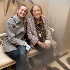 Sharon Stone Instagram - Visiting mommy.