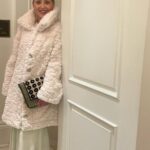Sharon Stone Instagram - 🤍 This Coat! Love you @couture.to.the.max! Creative Director/ Stylist: @theparislibby for @aframe_agency Coat: @couture.to.the.max Dress: @eliesaabworld Bag: @fendi Jewelry: @emmanuel_tarpin
