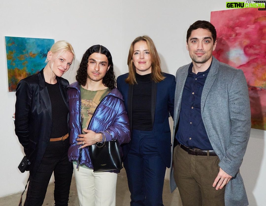 Sharon Stone Instagram - Last night we celebrated the colorful expressions of Sharon Stone with the opening reception of SHEDDING at Allouche Gallery, LA. We are honored to be a part of Sharon Stone’s debut show, featuring vibrant landscapes and vulnerable abstractions. Come view in-person at our gallery located at 2685 S La Cienega Blvd. Thank you to everyone who made for such a special night, and congratulations again to @sharonstone! To inquire, please email losangeles@allouchegallery.com • #allouchegallery #galleryopening #sharonstone #losangelesart #contemporaryart #abstractpainting #landscapepainting