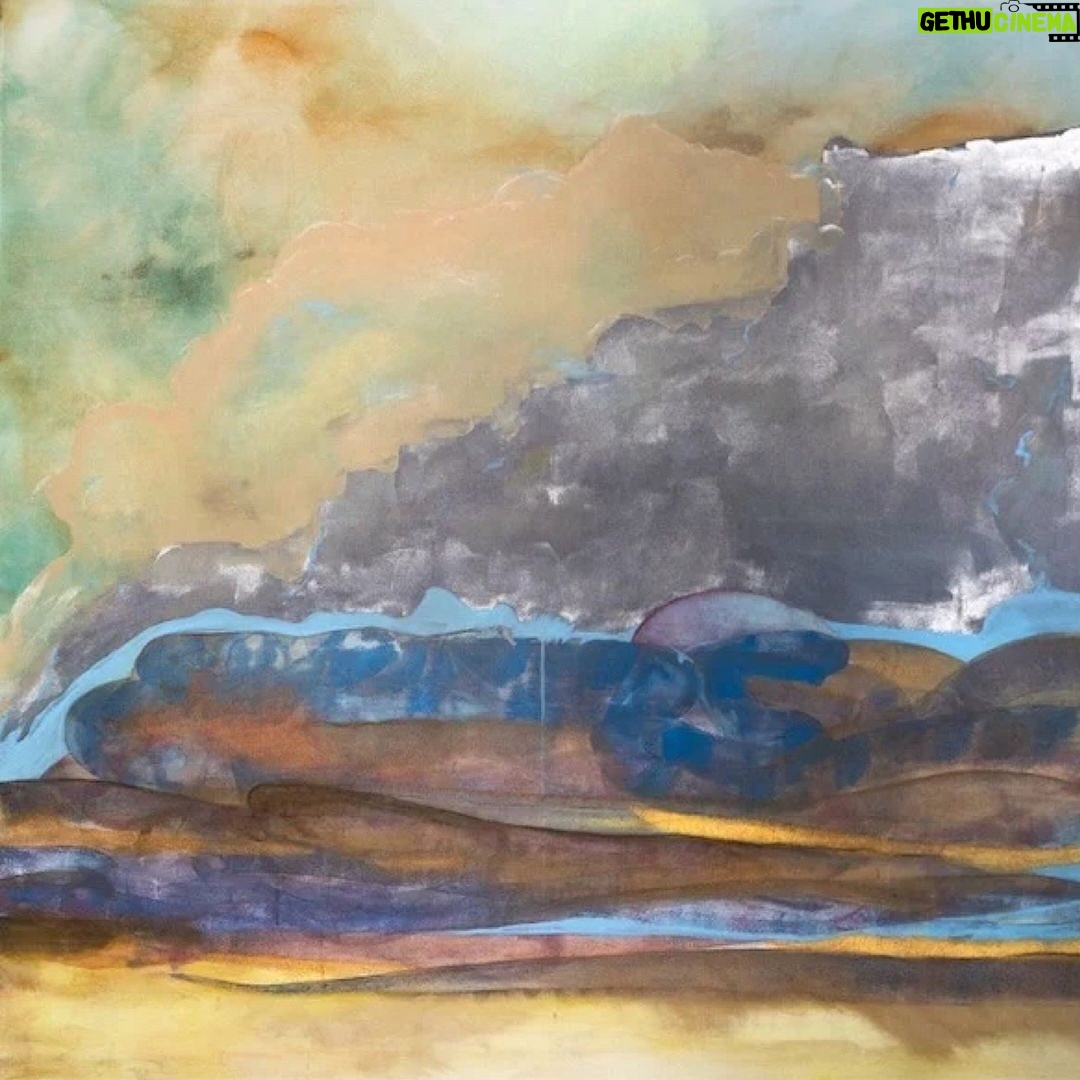 Sharon Stone Instagram - The Bay 4x8 ft Acrylic on Canvas S STONE Thank you to @181fremont ❣️ Repost from @181fremont • Coming soon to Gallery 181: “My Eternal Failure,” an art exhibition by artist Sharon Stone. Private appointments will be available starting April 11th through August 31st. Shown here is Stone’s diptych “The Bay,” an acrylic on canvas painting completed this year; a glimpse of the show to come. The collection is available for sales and to view by private appointment by contacting: Carmen Legarda at Carmen@181Fremont.com. Explore more at the link in bio.