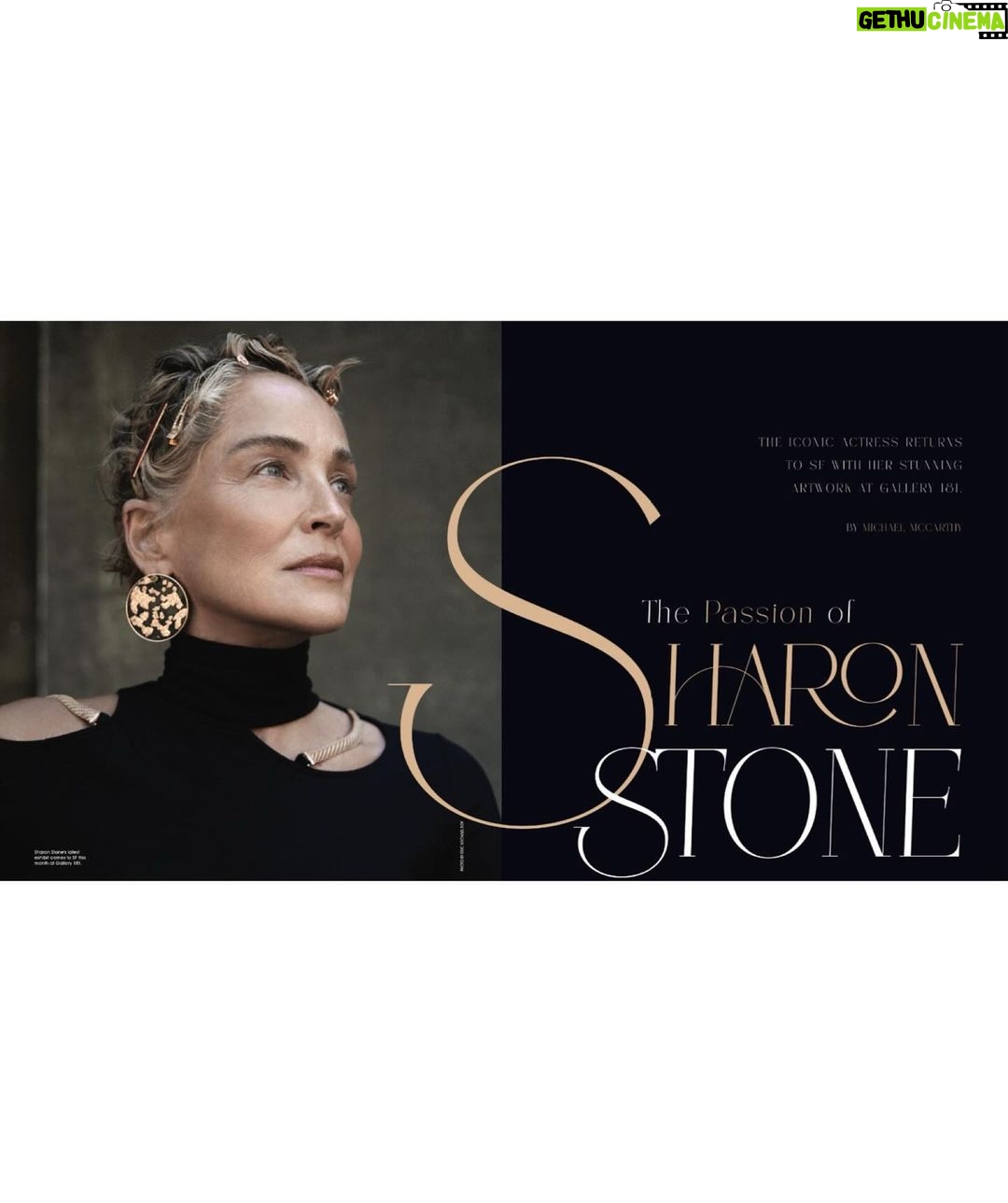 Sharon Stone Instagram - Thank you @sanfrancisco.magazine and @181fremont ❣️ Photography: @ericmichaelroy Creative Director/Stylist: @theparislibby @aframe_agency Makeup (Cover): @fabienne_pauli Makeup (Article): @missjobaker Dress (Cover): @dolcegabbana