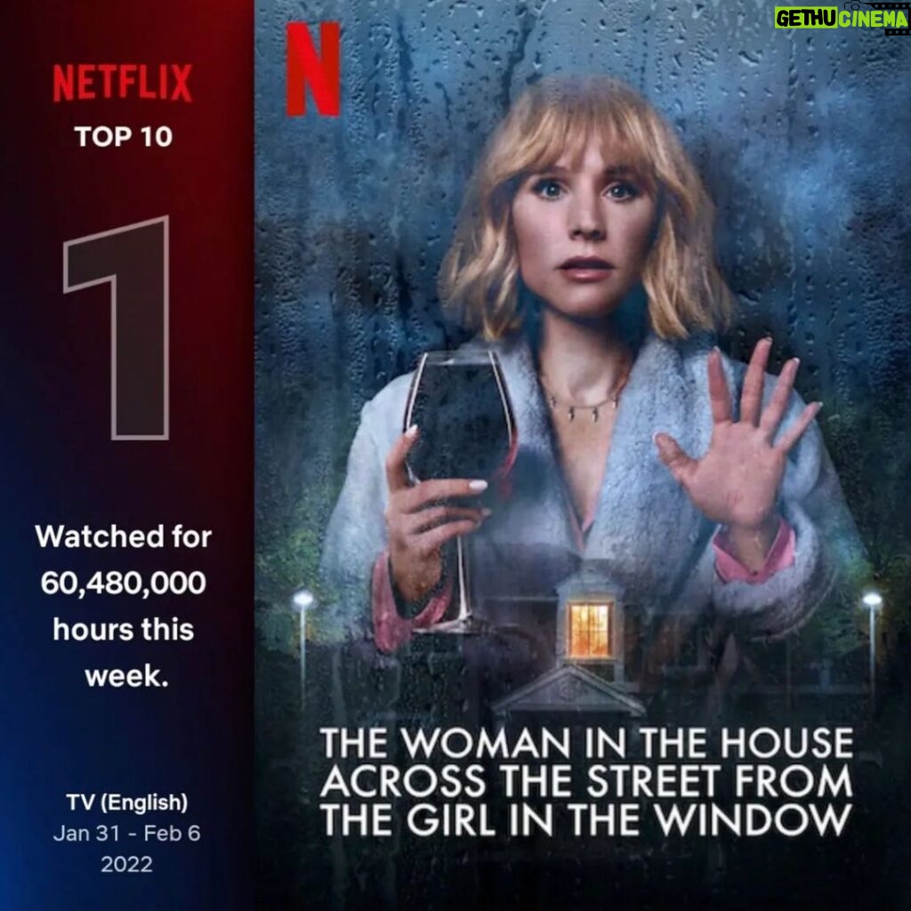 Shelley Hennig Instagram - The reviews are in & The Woman In The House Across The Street From The Girl In The Window is #1 on @netflix & we’ve read your texts calls tweets & it looks like the show has made you laugh feel vulnerable horny uncomfortable scared made some of you cry (still confused about this one but let’s allow all feelings here it’s a safe space) u should know we felt the same way filming it take a look at some BTS here as proof you’re not alone we love you anything for you 🥘 🍷 🔪 🍆 @netflixisajoke @womaninthehousenetflix