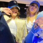 Shelley Hennig Instagram - My mom was at the Super Bowl the year they won & she called me from Miami right after said win to tell me “THIS IS MORE EXCITING THAN WHEN YOU WON MISS TEEN USA” 👀 I think i’ve been trying to get her attention ever since #mommyissues #saintsfanbyproxy&desperation also side note the tongue thing is new & I don’t know why it’s happening but I’m retiring it i don’t need it OH & thank you Rams mascot for not punching me in the face for what I did 🙏