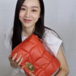 Shin Hye-sun Instagram - 폭신폭신하고 부드러운 멀버리소프티백 쨍한 컬러감에 눈이번쩍🤩 @mulberryengland #MulberrySoftie #멀버리소프티백#AD