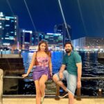 Shobhita Rana Instagram - Bro, welcome to Dubai and cheers to new beginnings! ✨ #famjam ❤️ #dxb #dubainights Al Seef Heritage Souq