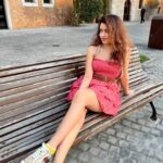 Shobhita Rana Instagram - 👗@gillyhicks 👟 @gucci 💼 @guess 🪢 @riverisland 📍 @riverlanddubai clicked by mom 💕🍒👩‍👧🥜 👩‍❤️‍👩 Riverland Dubai