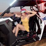 Shobhita Rana Instagram - desert therapy 🚘 💭🐪 Dubai, United Arab Emirates