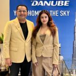 Shobhita Rana Instagram - The 1% Man of Dubai, Mr. @rizwan.sajan sir Thank you for having me over at @danubeproperties 🤝🇦🇪 #Bayz101byDanube #RizwanSajan #Danubeproperties #Dubairealestate Danube Properties