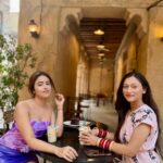 Shobhita Rana Instagram - Bro, welcome to Dubai and cheers to new beginnings! ✨ #famjam ❤️ #dxb #dubainights Al Seef Heritage Souq