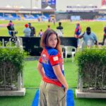 Shobhita Rana Instagram - ✨🏏 #ccluae #ccl2024 #punjabdesher #ccl #collab Sharjah Cricket Stadium