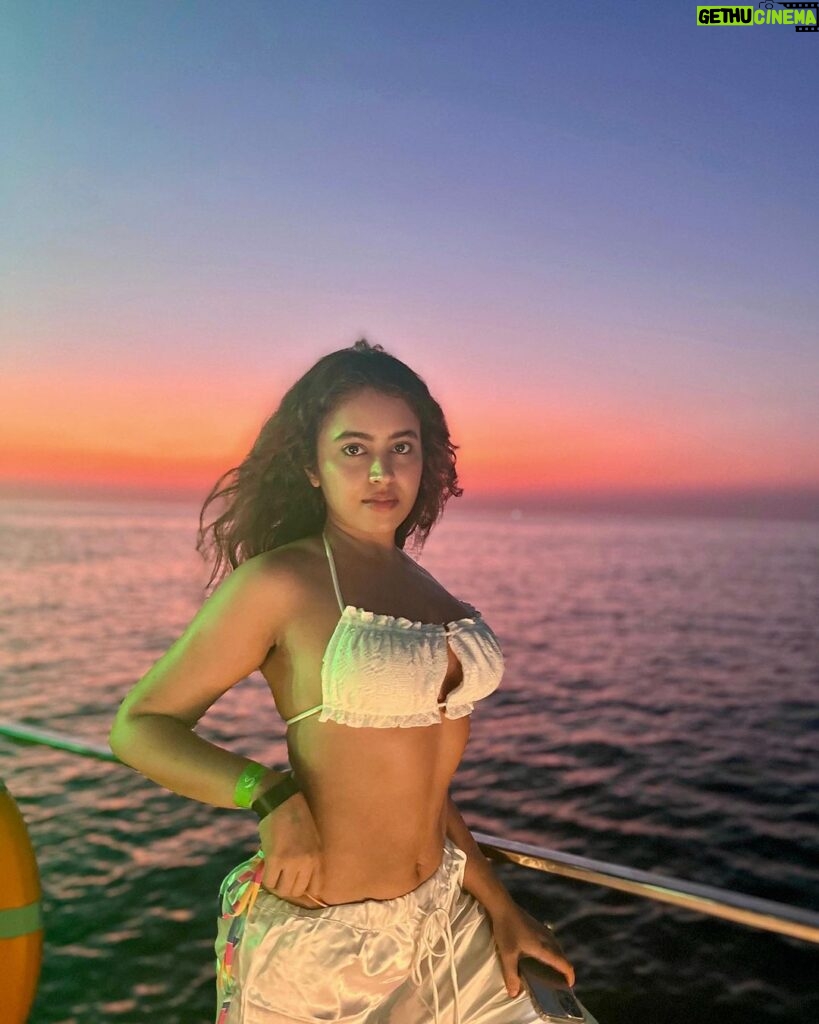 Shobhita Rana Instagram - all white mood for @the_shivanna ❤️‍🔥 @presscomms #collab #cruising #balilife #indonesia #sunset #cruiselife #balitourism #solotravel Bali, Indonesia