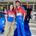 Shobhita Rana Instagram - @cclt20 in Uae with our #punjabdesher team caption our one & only @sonu_sood sir 🙌🏻 It’s show time!! 🏏🇦🇪 #collab #ccluae #ccl2024 #ccl Sharjah Cricket Stadium