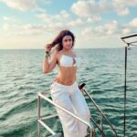 Shobhita Rana Instagram - all white mood for @the_shivanna ❤️‍🔥 @presscomms #collab #cruising #balilife #indonesia #sunset #cruiselife #balitourism #solotravel Bali, Indonesia