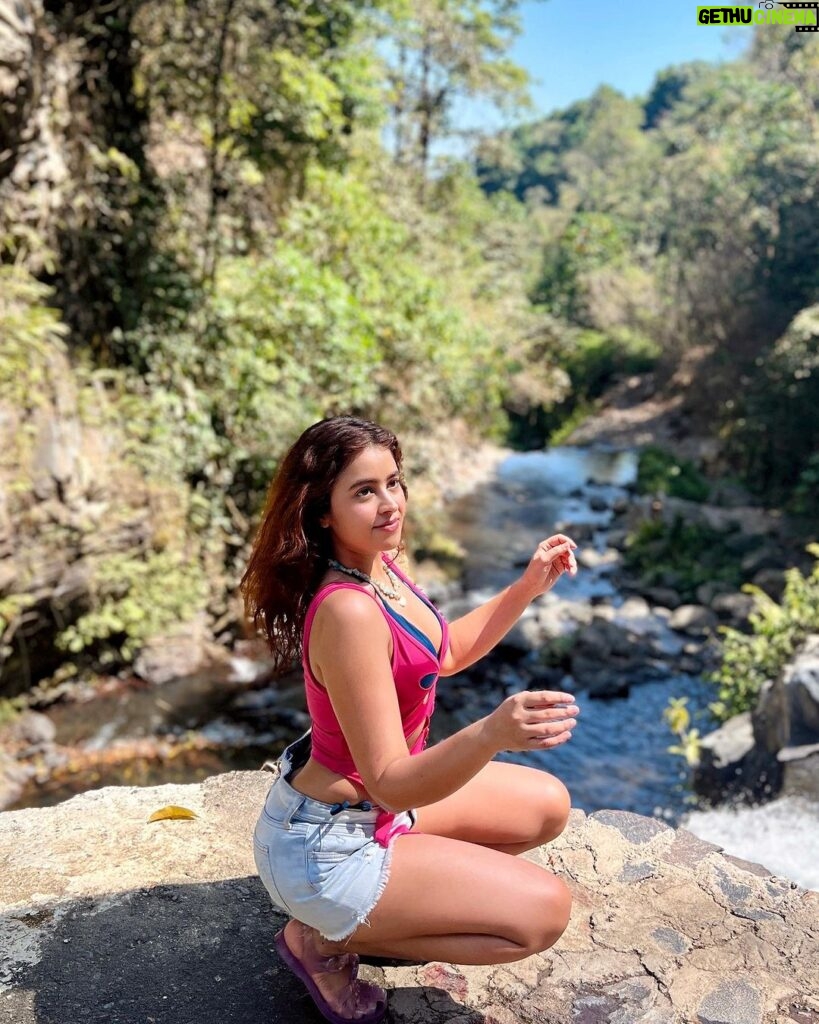Shobhita Rana Instagram - I’ve got a waterfall to chase. 🫧💗 Bali, Indonesia