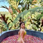Shobhita Rana Instagram - Living that Bali life 🛀🌴🌻🐛✨ @soendaram.spa #collab #balilife #flowerbath #indonesia #nature #bathtubgoals #magical #balilivin #explorebali #balitourism Bali, Indonesia