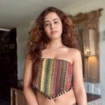 Shobhita Rana Instagram - Just another day in paradise 🦥 🛖 @mahahills.bali Outfit @howwhenwearclothing #collab #baliindonesia #somwhereinthejungle #balitourism #iwokeuplikethis #naturalcurls #balilife Bali, Indonesia