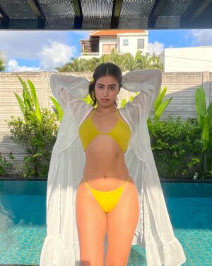 Shobhita Rana Instagram - I found paradise. 🤍🎀 

@javanaroyalvillas #javanaroyalvillas 

#ad