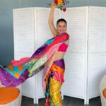 Shraddha Arya Instagram – Have a Colourful One …. #HappyHoliEveryone !!! 🩷