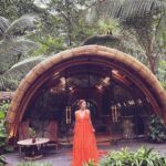 Shrenu Parikh Instagram - What’s brewing??! ☕️ . . Outfit: @nore21_in Brand Pr @styling.your.soul x @socialpinnaclepr #bali #coffee #hideout #sideman #travel #stories #outfit #fashion #orangeisthenewblack
