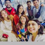 Shrenu Parikh Instagram - The shaadi squad is ready to GROOVE with the bride and groom 💙 @officialsurbhic @karanrsharma09 We r coming 💖